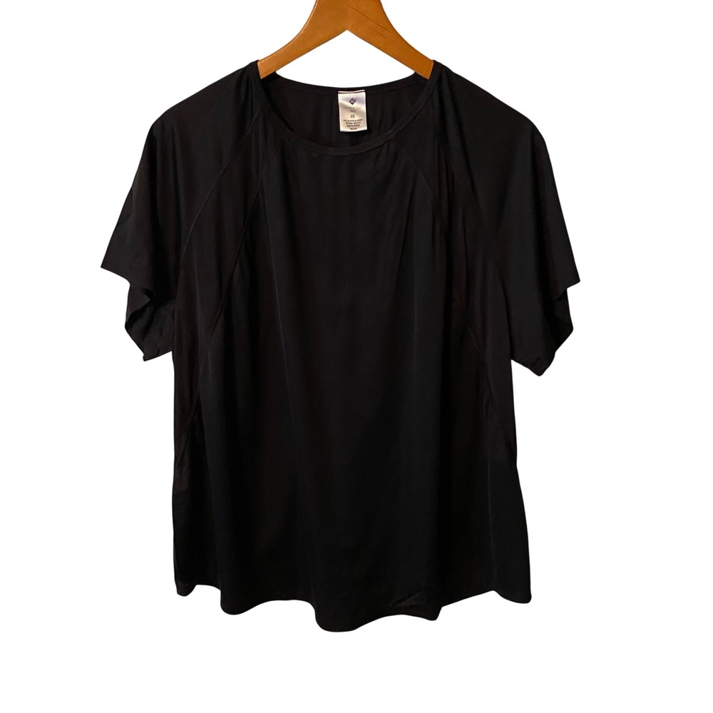 Work It Out Tee Black Women's XXL Athletic Performance‎ T Shirt